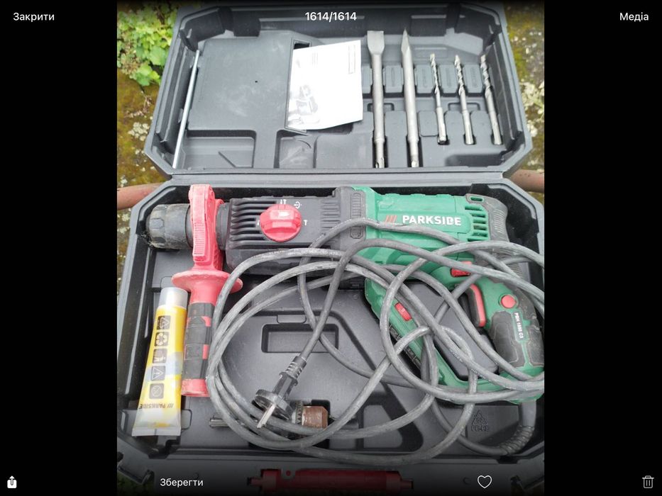 Товар с Германии клеевый пистолет PARKSIDE в кейсе