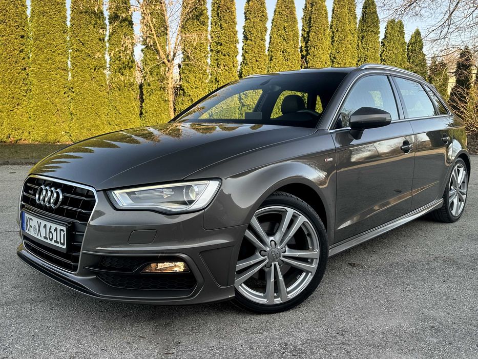 AUDI A3 8V 2.0 TDI 150PS QUATTRO S-LINE BiXenon LED Skóra PDC Navi 18"