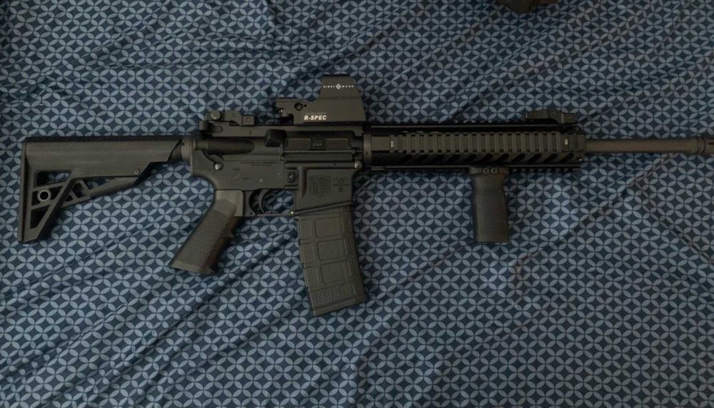 Прицел коллиматор SightMark Ultra Shot R-Spec с 2-цветной мультисеткой