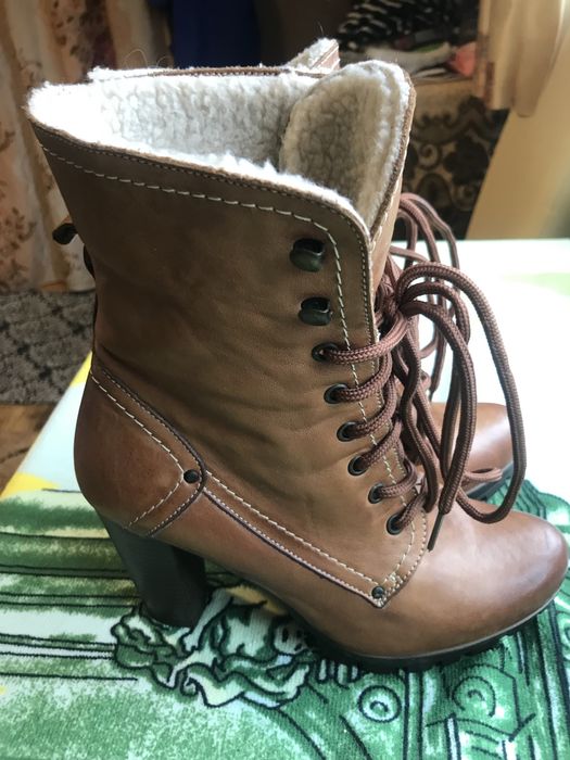 Buty damskie skórzane r37