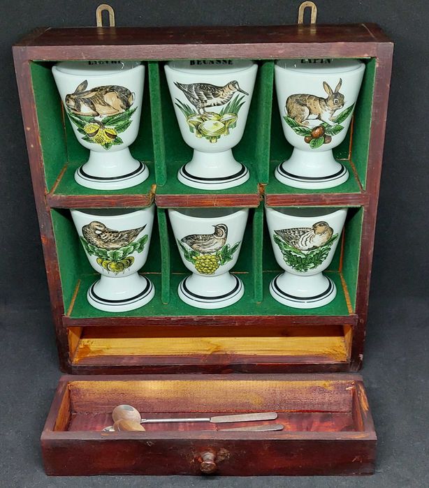 РЕДЧАЙШИЙ кофейный сервиз МАЗАГРАН десертный 1950е-60е ФРАНЦИЯ ПАРИЖ