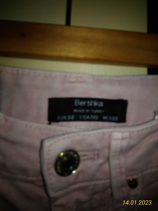 Spodnie Bershka 32 Essential szerokie nogawki dzwony