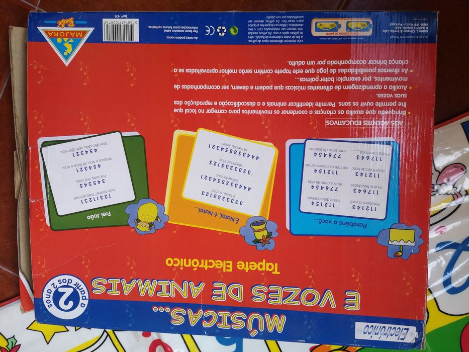 Tapete eletrónico para bebes
