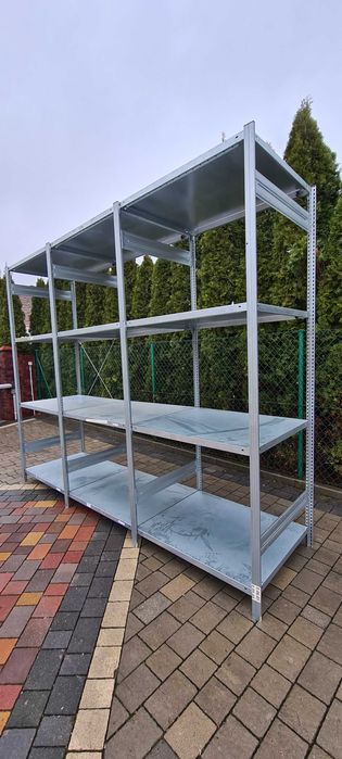 Regały magazynowe z demontażu 50gł x100x200cm używany regał metalowy