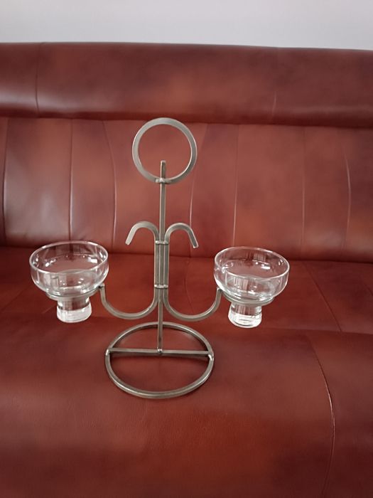 Swiecznik,orginalny duński wys,szer 32 cm