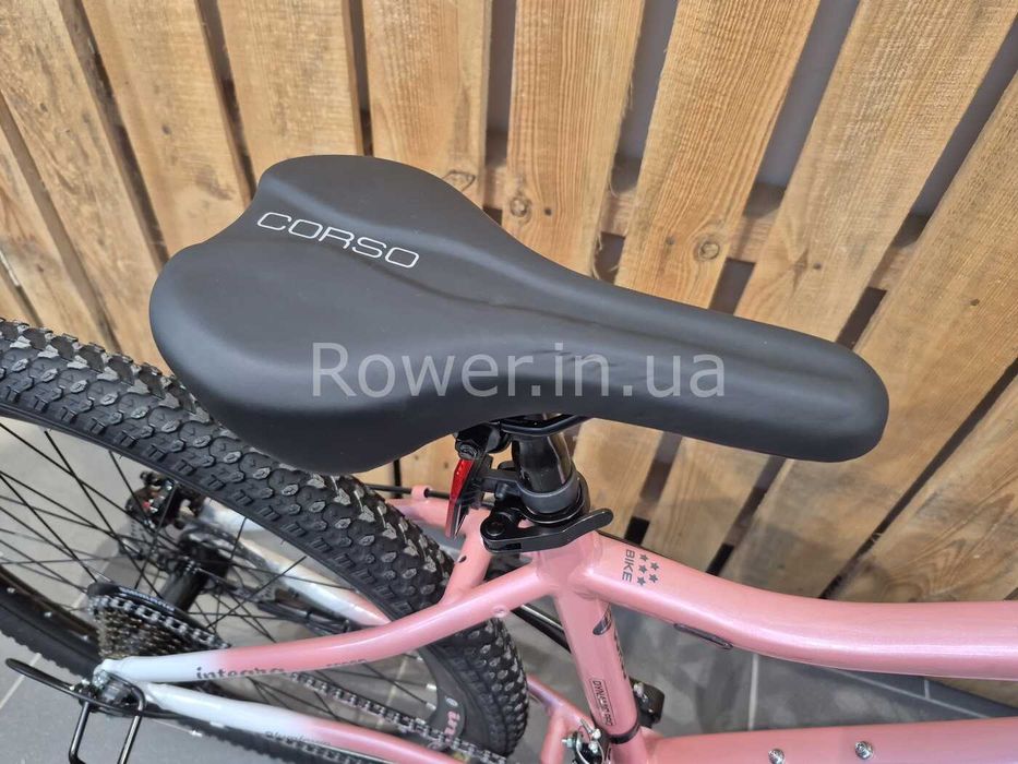 Алюмінієвий велосипед 26 AL Corso «INTEGRA» NG-26502 алюміній 15", (к-т SHIMANO) рожево-білий