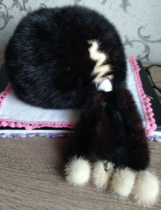 Норковая шапка женская