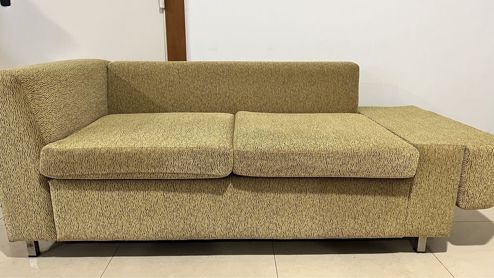 Sofá vintage linhas rectas 160x80