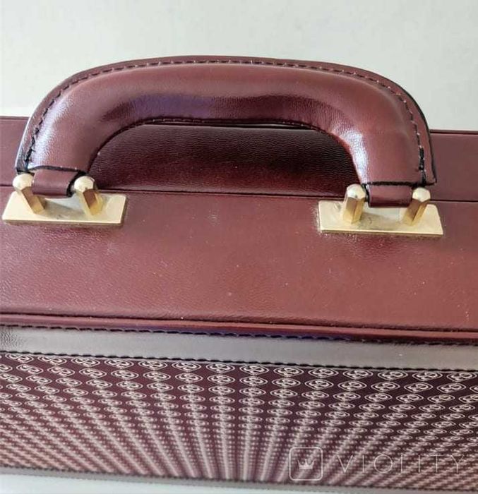 Рідкісний вінтажний  шкіряний портфель "Rochas", 70- 80-ті.
