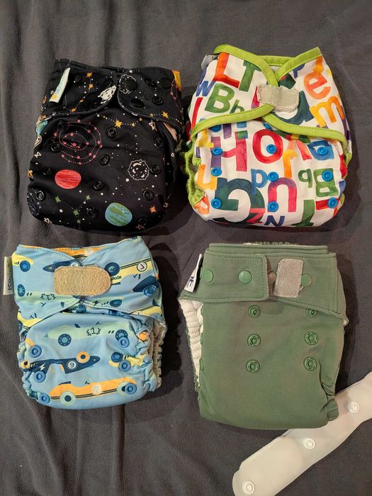 Stock Poupança para 1 Bebé: 30 Fraldas de Bolso Reutilizáveis