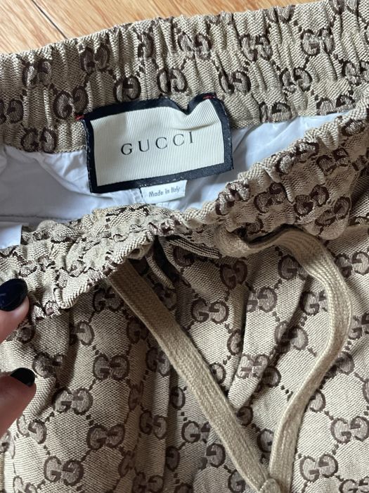Spodnie Gucci z gumką w pasie