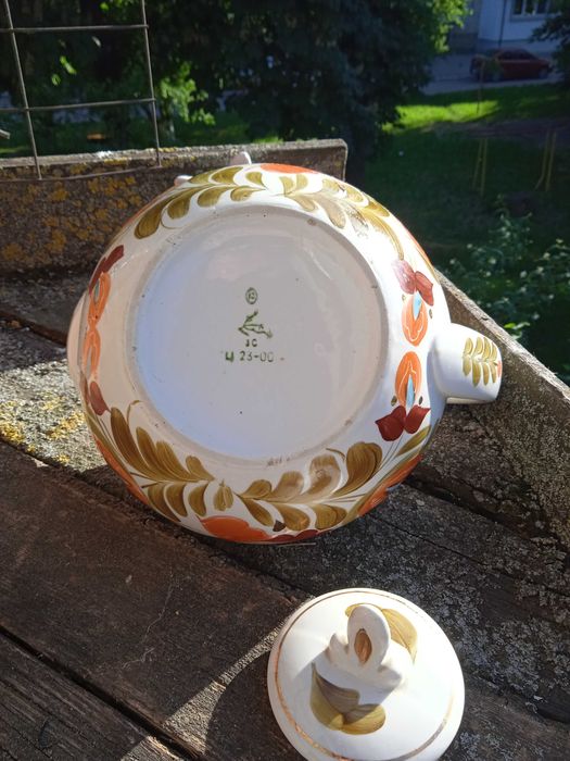 Большой заварной купеческий чайник