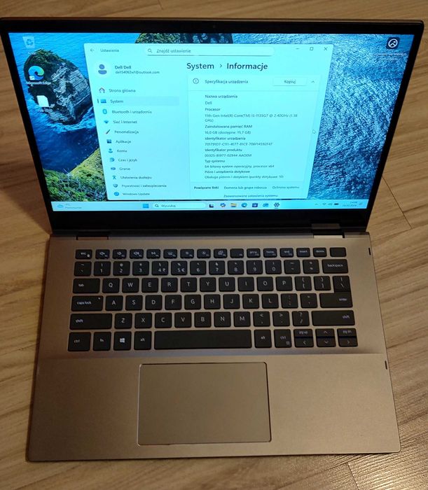 Dell Inspiron 5406 2w1 GEN 11 Intel i5-1135G7 16GB RAM 512GB SSD