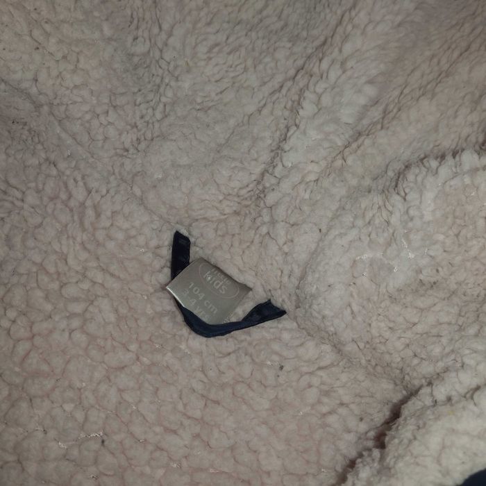 Kurtka zimowa dla dziewczynki parka 104 cm 3-4 lata ocieplana, czapka