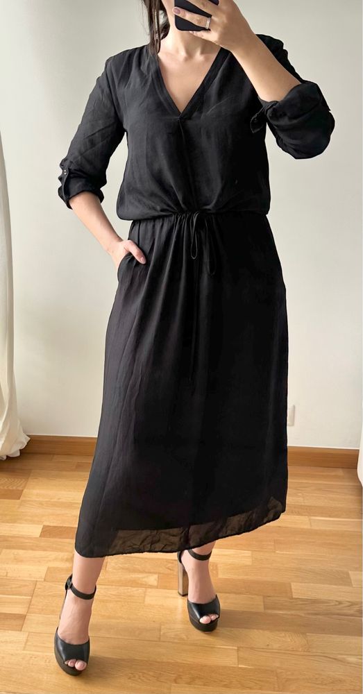 Massimo dutti hotsell vestidos compridos