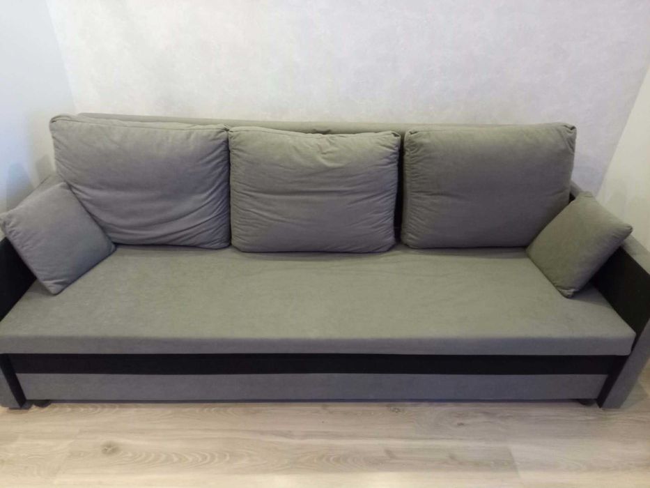 Kanapa Milton Czarny+Szary.