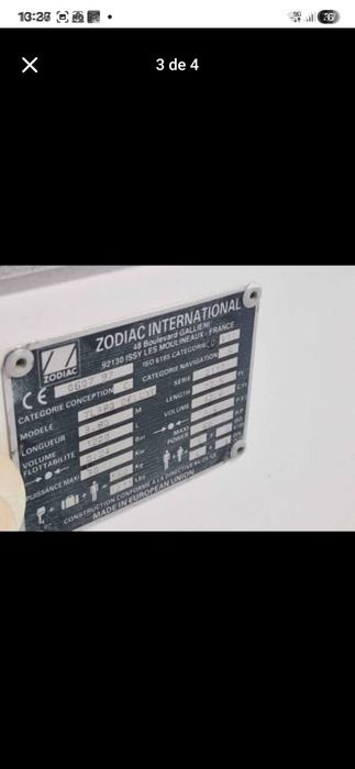 Semi-rigido Zodiac 380
