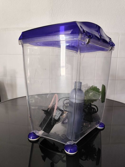 Aquário em vidro acrílico