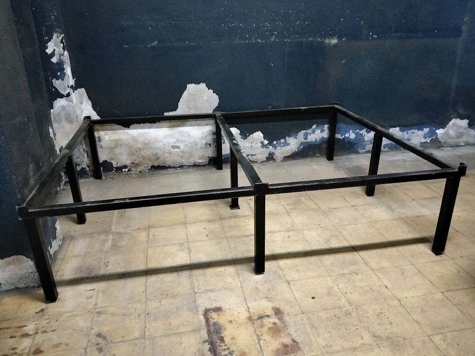 Palco  / tarima ferro e madeira