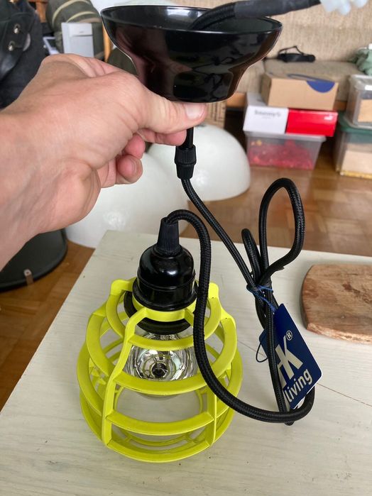 HK Living Lab Lamp - NEW Yellow