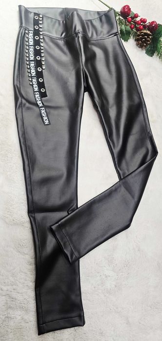 Leginsy skórzane S/M