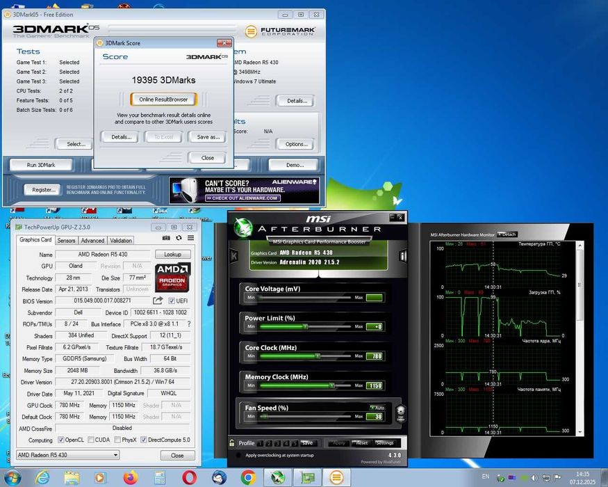 AMD Radeon R5 430 2gb DDR5  R7 350x 4Gb