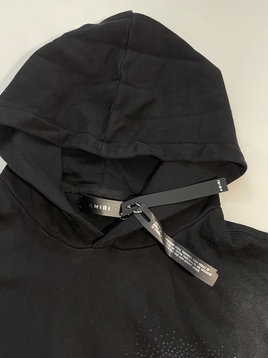 Худі amiri drip drill чорне