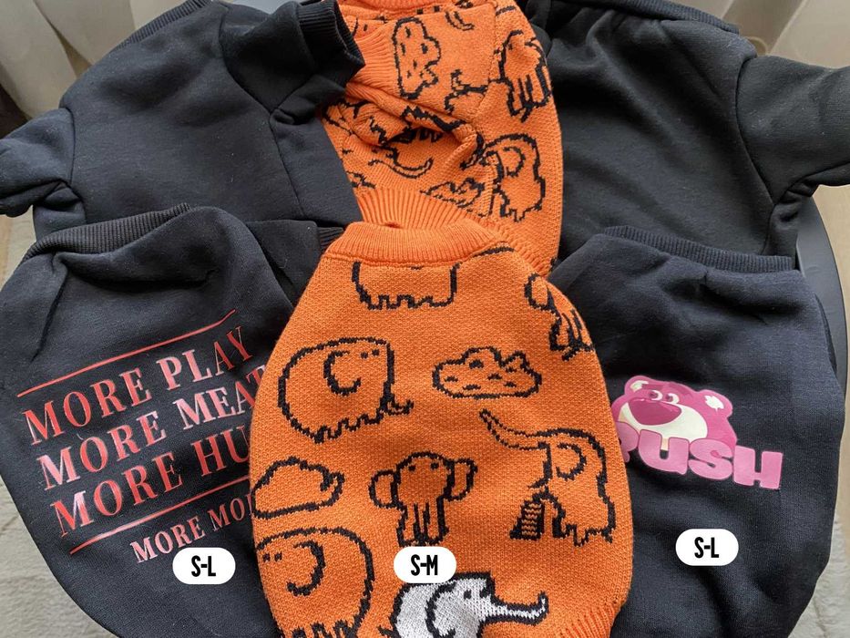 Кофти, худі та светри для собак XS / S / M / L / XL