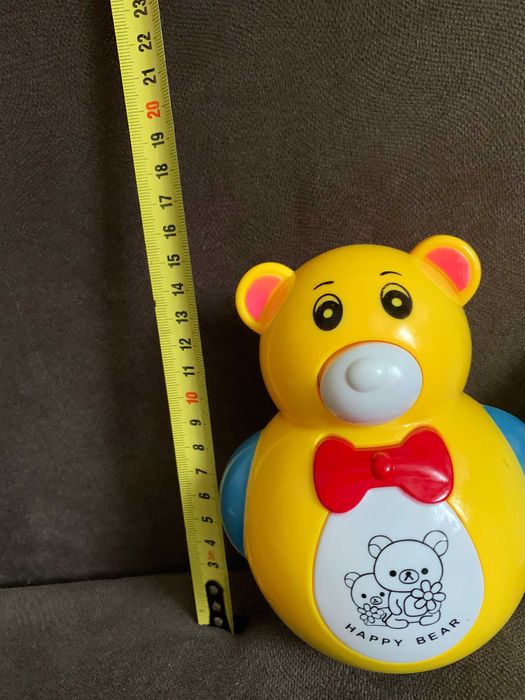 Игрушка музыкальная неваляшка и пластина анти стресс