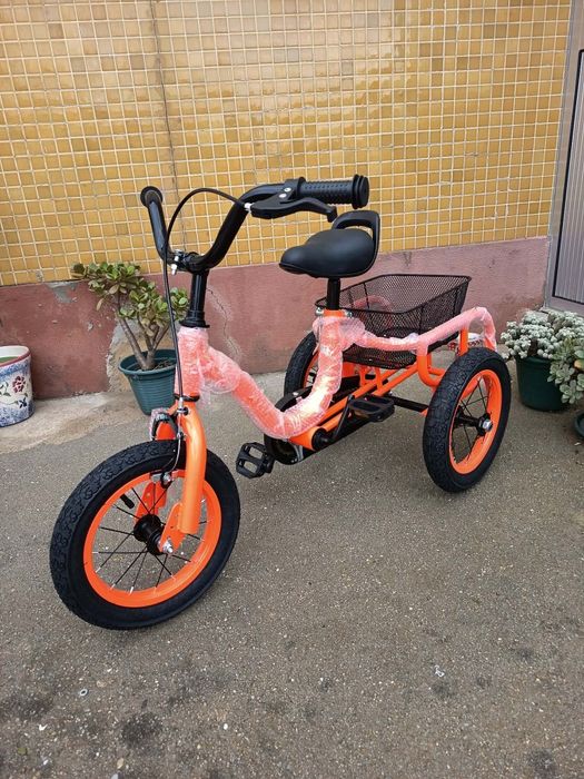 Triciclo criança com Cesto Traseiro – R 12"