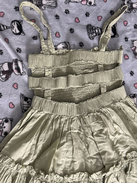 Сарафан жіночий зеленого кольору