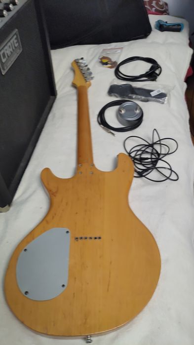 ВІДЕО Електрогітара lesPaul hand made. Окремо чи з комбіком.