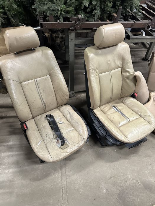Fotele bananowa skóra bmw e39