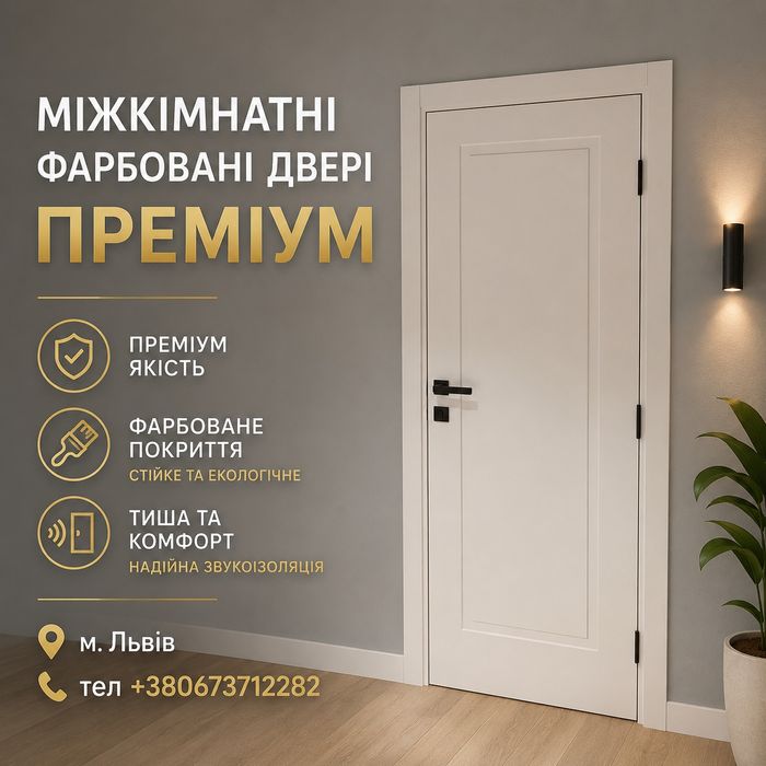 двері фарбовані (емаль)