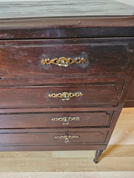 Comoda 5 gavetas em pau preto moçambique