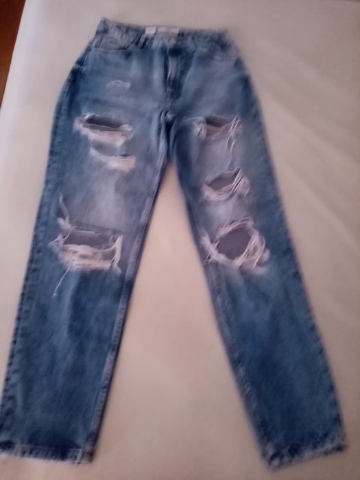 Calça de ganga Mom 38