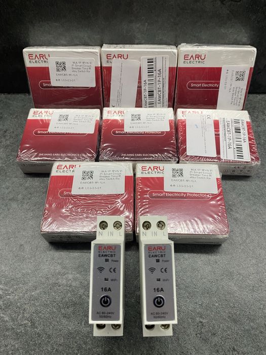 Wi-Fi автомат 16А, умная розетка, умный автомат, wi-fi реле