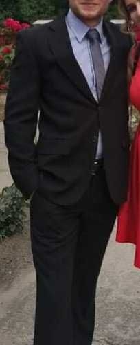 Czarny garnitur Intermoda 176/96/82