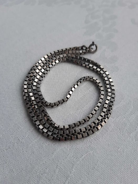 Cordão em prata caixa (Portugal) séc. XX