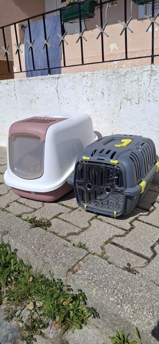 Caixa de areia e transportadora