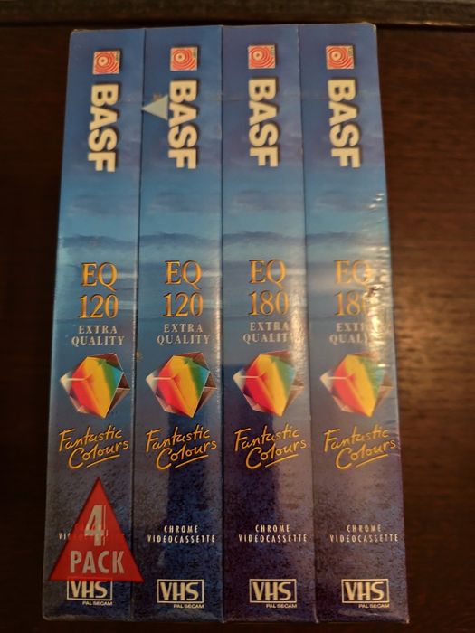 Cassetes VHS virgens seladas