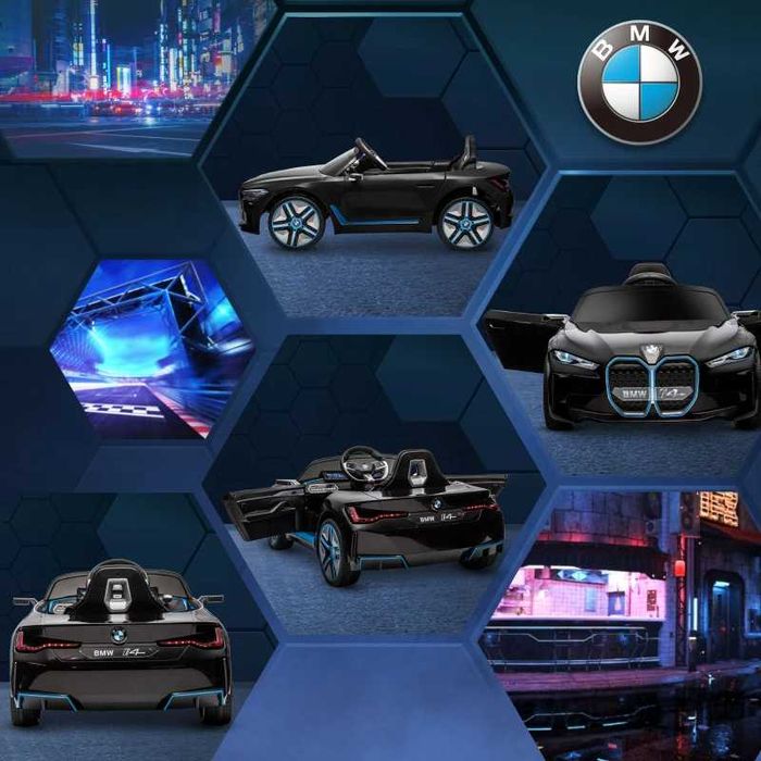 Carro Elétrico para Crianças BMW i4 12V - 115x67x45 cm - Preto