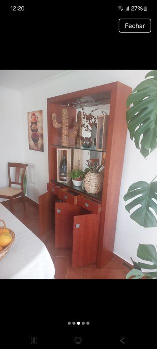 Móvel Bar em madeira de cerejeira