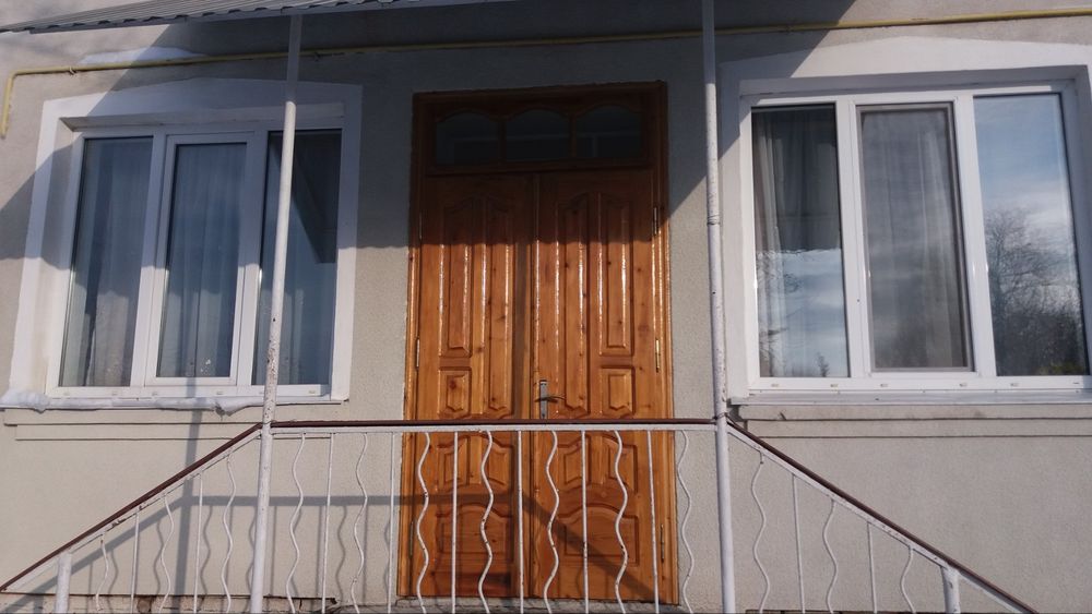 Будинок у селі з газом, землею та господарством