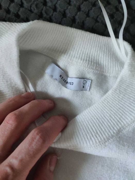 Sweter/ bluza Reserved S śmietankowa wiskoza