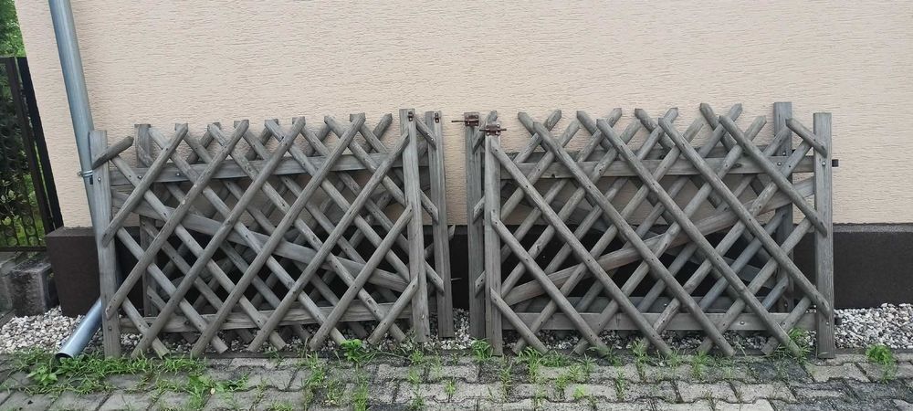 Brama drewniana myśliwska