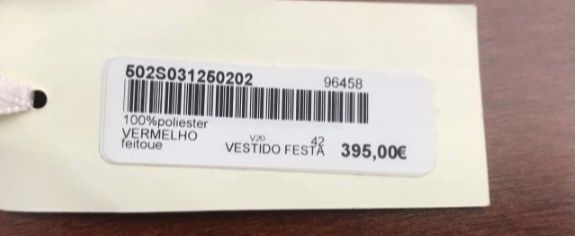 Vestido de cerimónia/festa 42-Carla Ruiz-Prassa