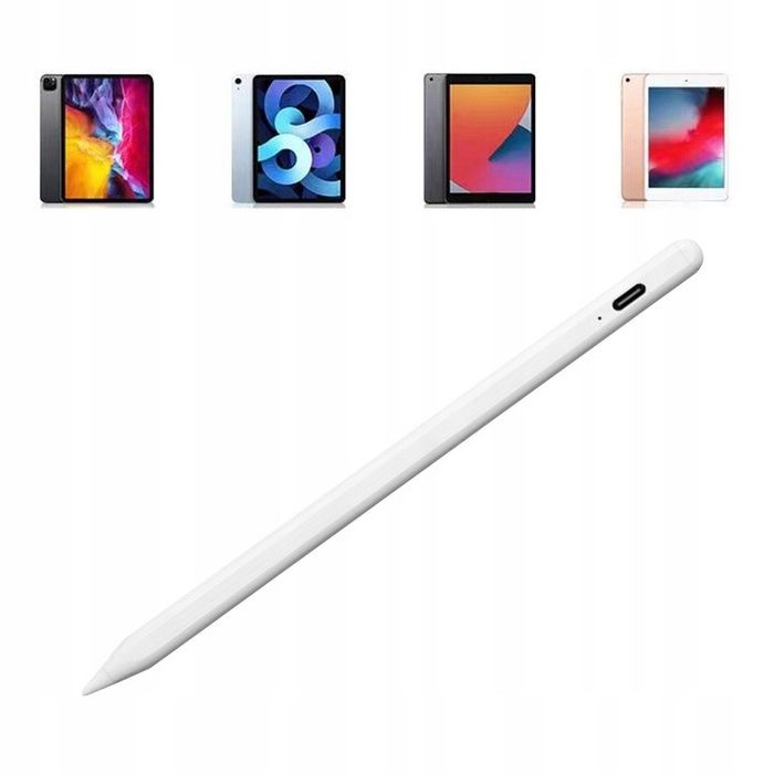 rysik stylus pen długopis do ekranów dotykowych biały uniwersalny