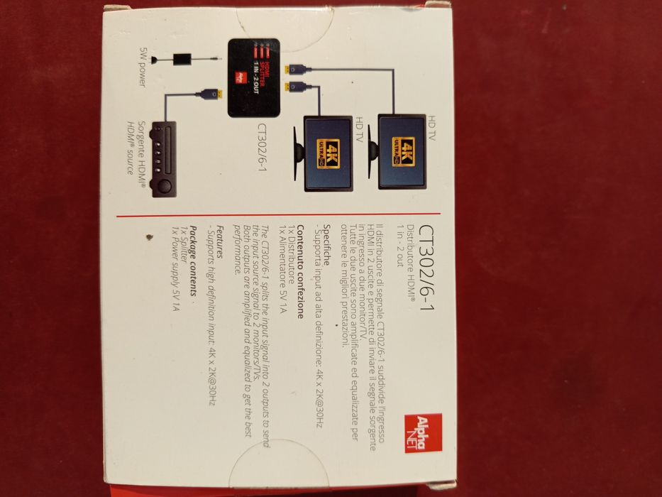 Distribuidor HDMI amplificado