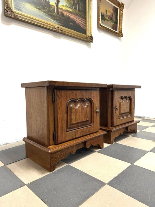 Тумба приліжкова дерево прикроватная дуб 3176